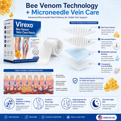 Virexo™ Bee Venom Vein Care Patch