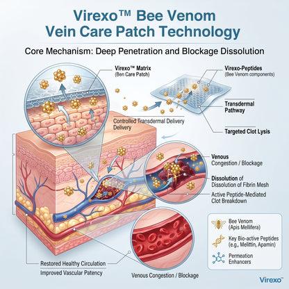 Virexo™ Bee Venom Vein Care Patch